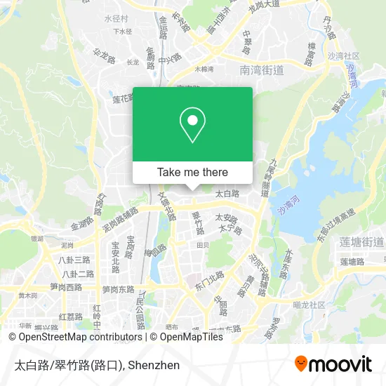 太白路/翠竹路(路口) map