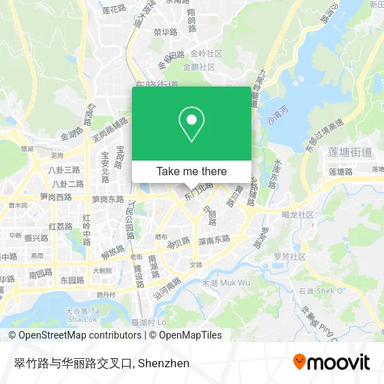 翠竹路与华丽路交叉口 map