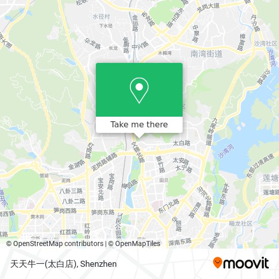 天天牛一(太白店) map