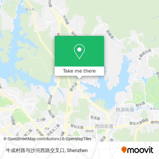 牛成村路与沙河西路交叉口 map