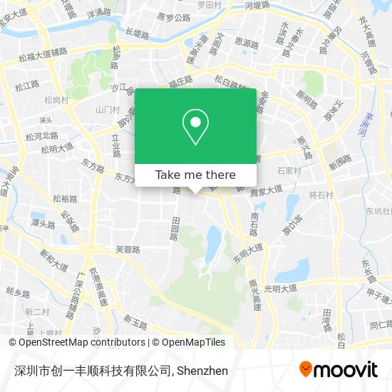深圳市创一丰顺科技有限公司 map