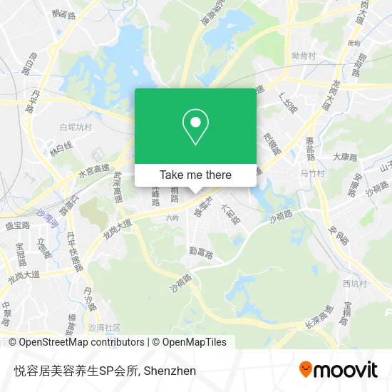 悦容居美容养生SP会所 map