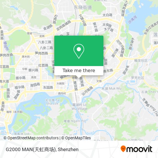 G2000 MAN(天虹商场) map
