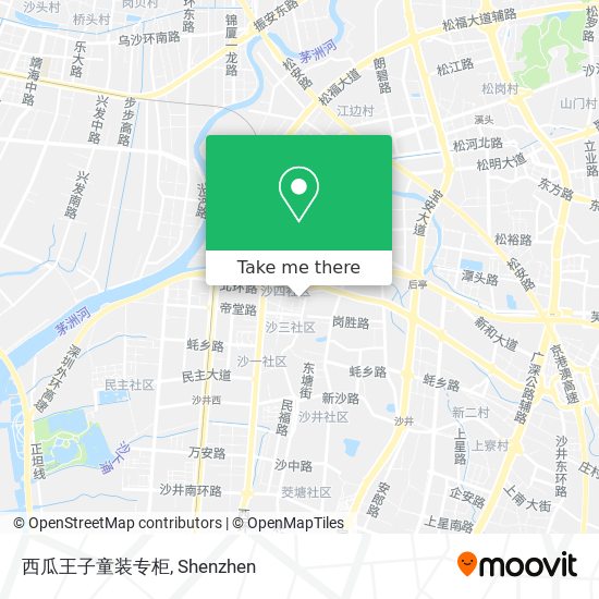 西瓜王子童装专柜 map