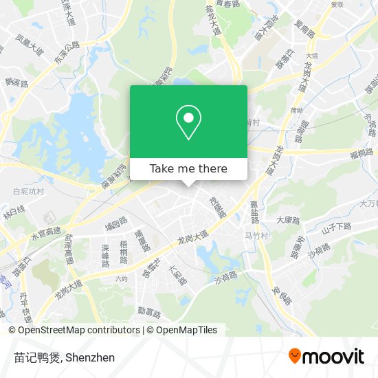 苗记鸭煲 map