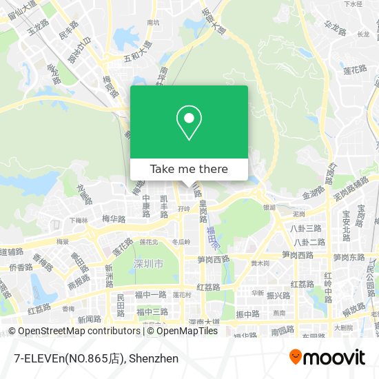 7-ELEVEn(NO.865店) map