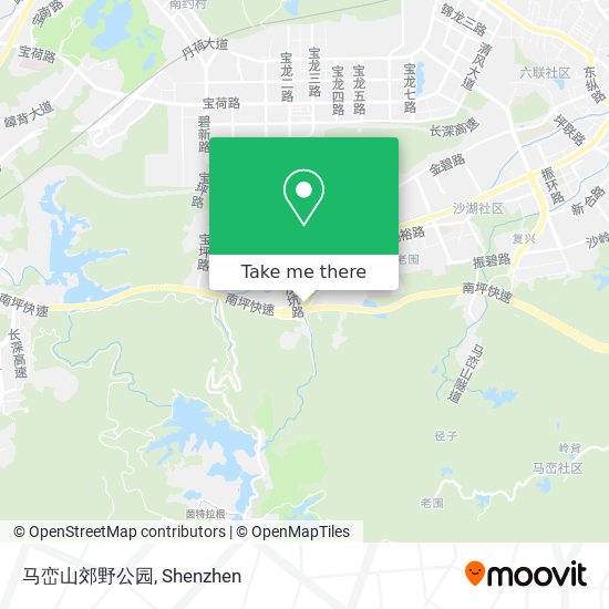 马峦山郊野公园 map