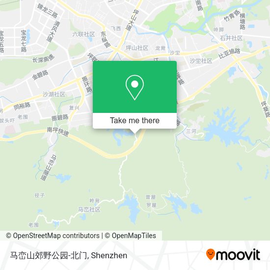 马峦山郊野公园-北门 map