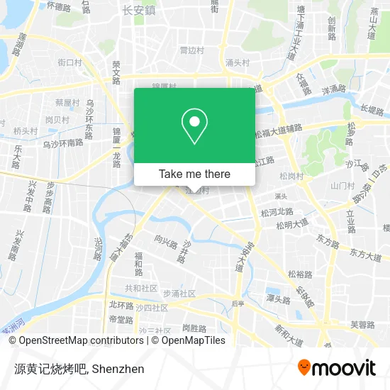 源黄记烧烤吧 map