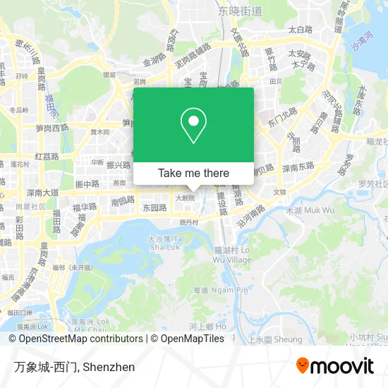 万象城-西门 map