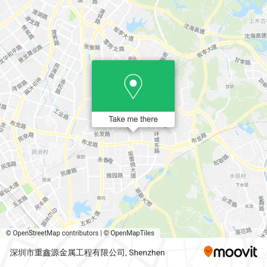 深圳市重鑫源金属工程有限公司 map