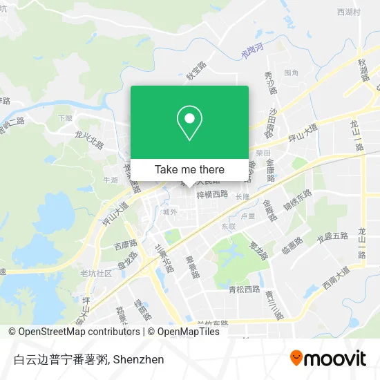 白云边普宁番薯粥 map