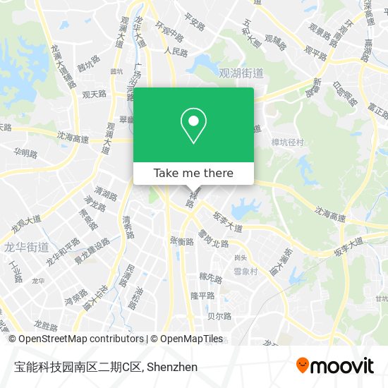 宝能科技园南区二期C区 map
