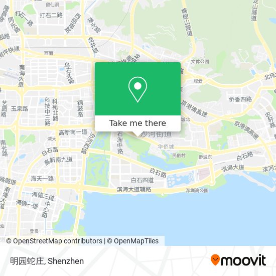明园蛇庄 map