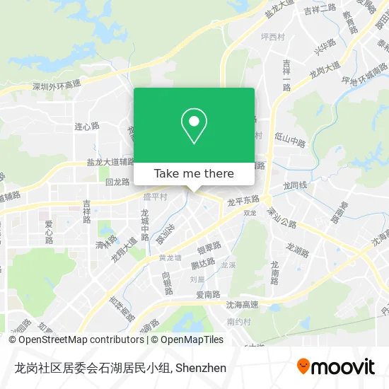 龙岗社区居委会石湖居民小组 map