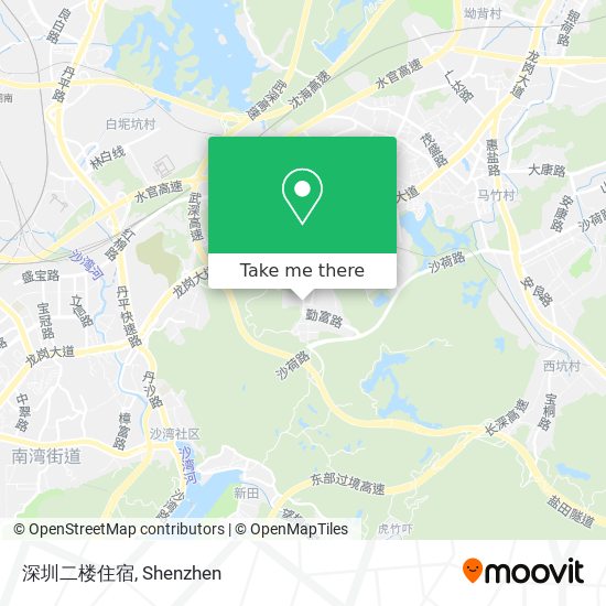 深圳二楼住宿 map