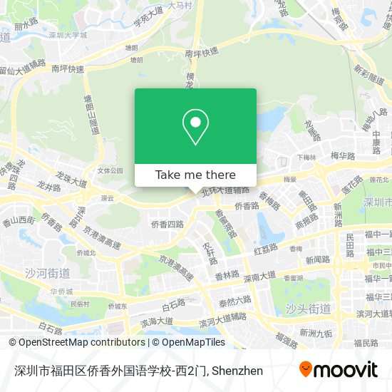 深圳市福田区侨香外国语学校-西2门 map