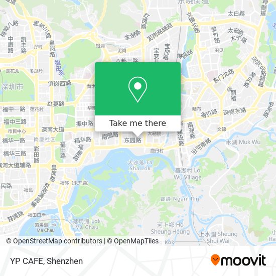 YP CAFE map