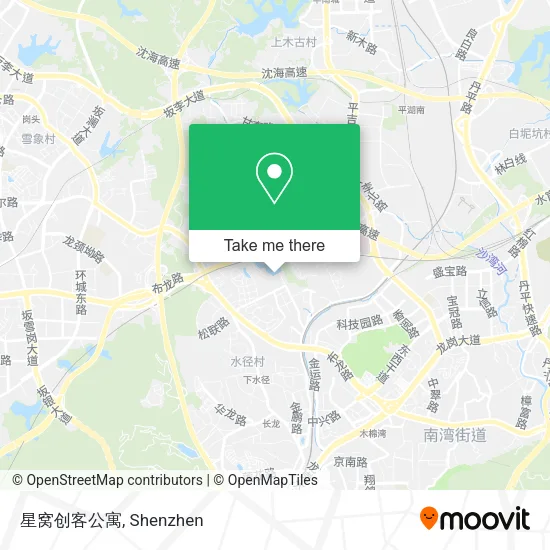 星窝创客公寓 map