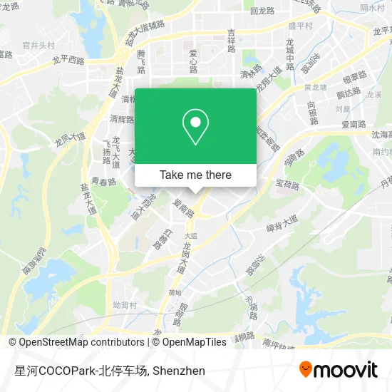 星河COCOPark-北停车场 map