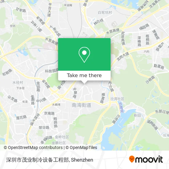 深圳市茂业制冷设备工程部 map
