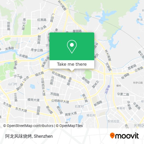 阿龙风味烧烤 map
