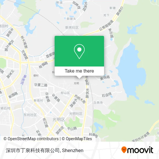 深圳市丁泉科技有限公司 map