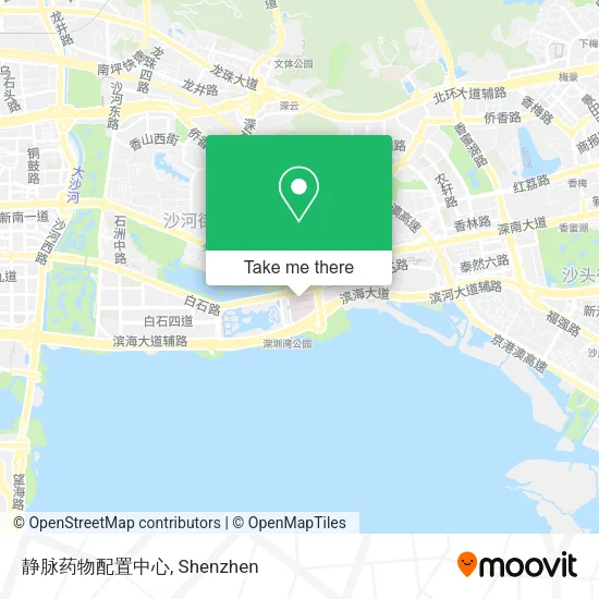 静脉药物配置中心 map