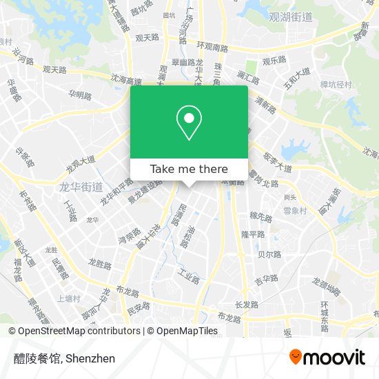 醴陵餐馆 map