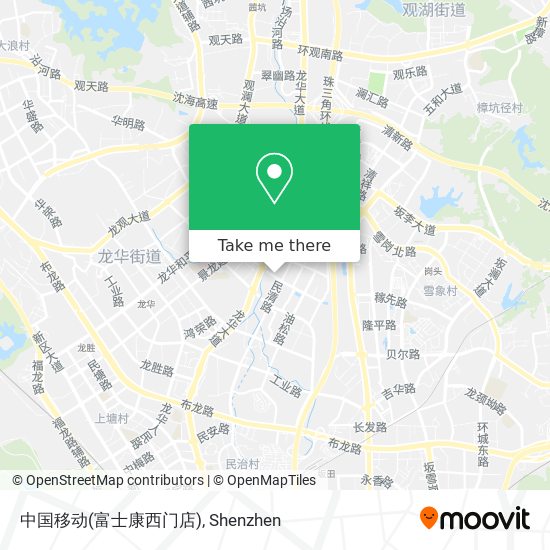 中国移动(富士康西门店) map