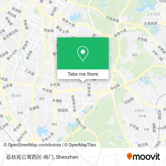 荔枝苑公寓西区-南门 map