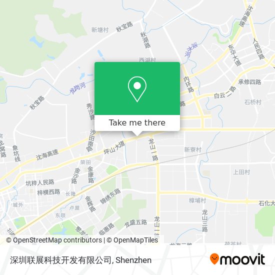 深圳联展科技开发有限公司 map