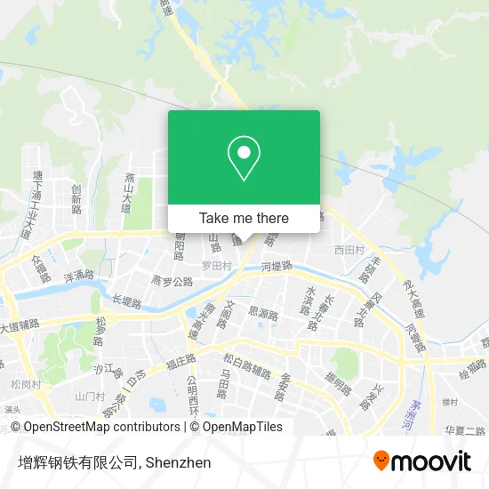 增辉钢铁有限公司 map
