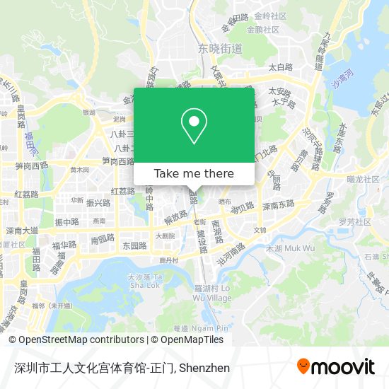 深圳市工人文化宫体育馆-正门 map