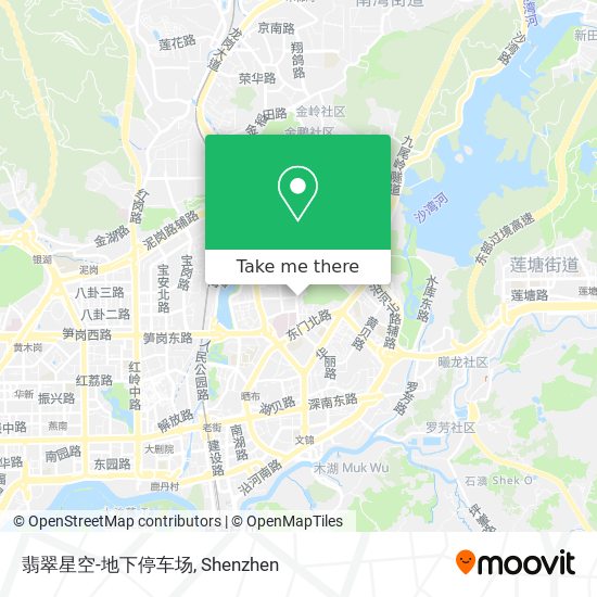 翡翠星空-地下停车场 map
