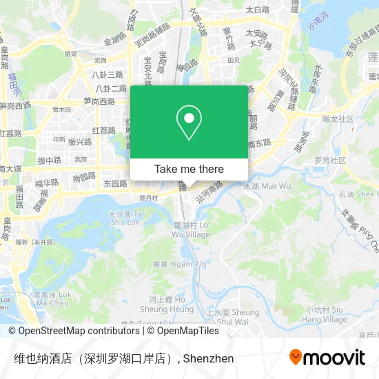 维也纳酒店（深圳罗湖口岸店） map