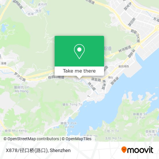 X878/径口桥(路口) map