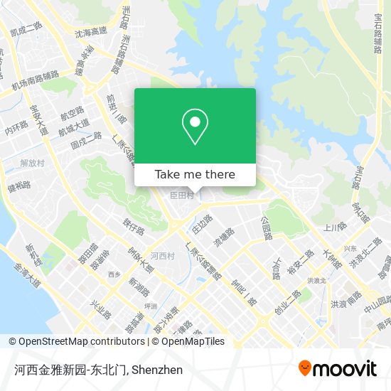 河西金雅新园-东北门 map