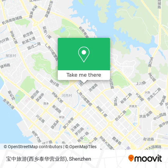 宝中旅游(西乡泰华营业部) map