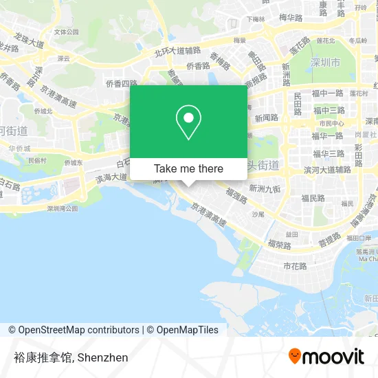裕康推拿馆 map