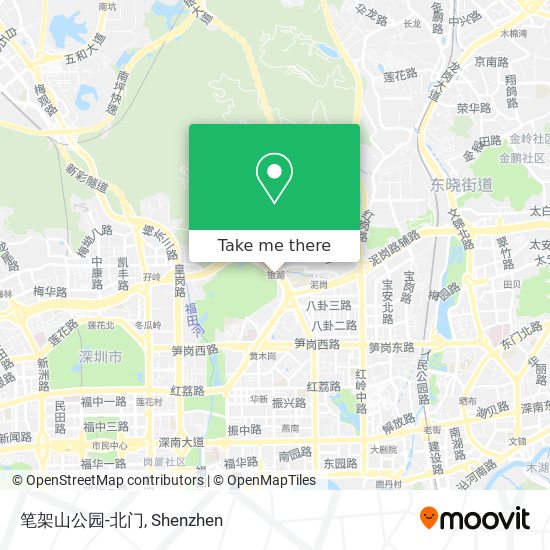 笔架山公园-北门 map
