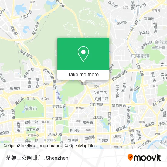 笔架山公园-北门 map