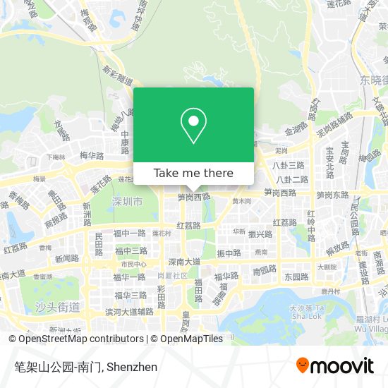 笔架山公园-南门 map