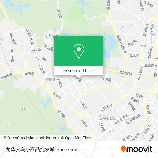 龙华义乌小商品批发城 map