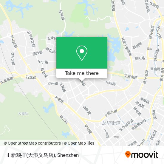 正新鸡排(大浪义乌店) map
