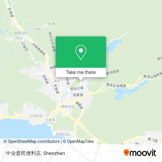 中业爱民便利店 map