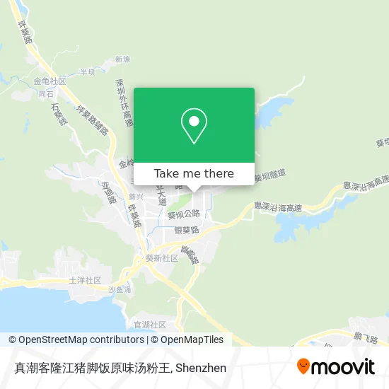 真潮客隆江猪脚饭原味汤粉王 map