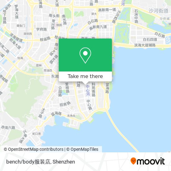 bench/body服装店 map