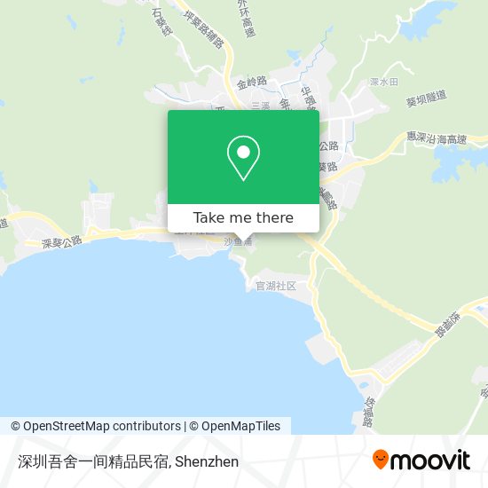 深圳吾舍一间精品民宿 map