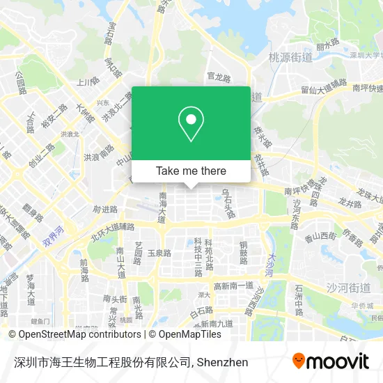 深圳市海王生物工程股份有限公司 map